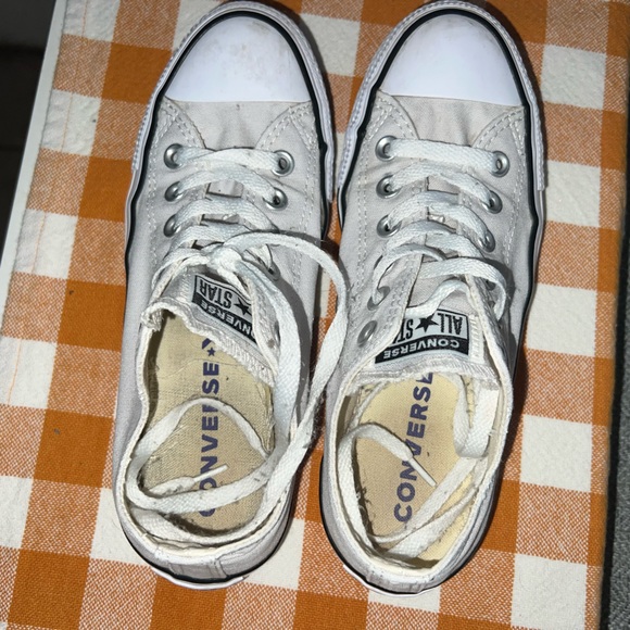 Light Grey Converse - Picture 1 of 4